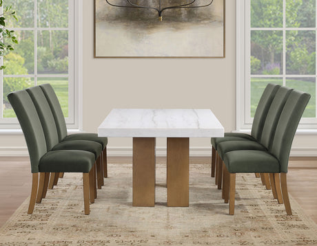 Artemis White/Green Dining Room Set from Steve Silver - Luna Furniture