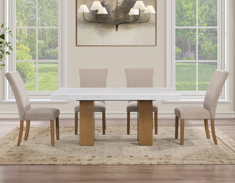 Artemis White/Beige Dining Room Set from Steve Silver - Luna Furniture
