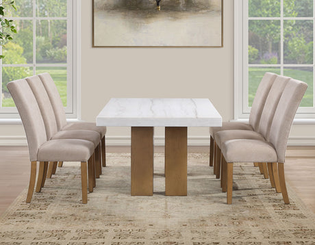 Artemis White/Beige Dining Room Set from Steve Silver - Luna Furniture