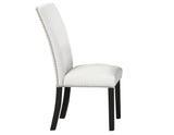 Artemis White Vegan Leather Cover Side Chair, Set of 2 from Steve Silver - Luna Furniture