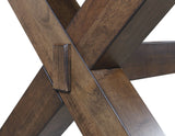 Astoria Mocha 62-80″ Dining Table with 18-inch Leaf from Steve Silver - Luna Furniture