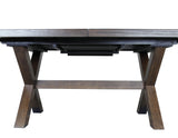 Astoria Mocha 62-80″ Dining Table with 18-inch Leaf from Steve Silver - Luna Furniture