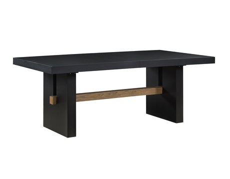 Aubrey Black 7-Piece 78-96″ Dining Set from Steve Silver - Luna Furniture