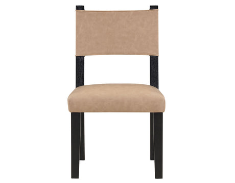 Aubrey Black 7-Piece 78-96″ Dining Set from Steve Silver - Luna Furniture