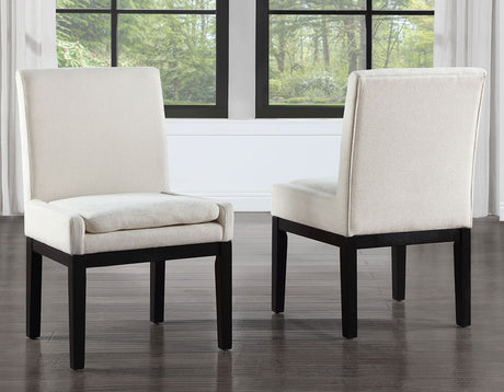 Aubrey Black 7-Piece 78-96″ Dining Set from Steve Silver - Luna Furniture