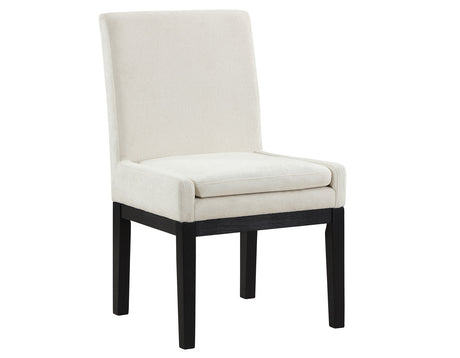 Aubrey Black/White 5-Piece 54″ Round Dining Table Set from Steve Silver - Luna Furniture