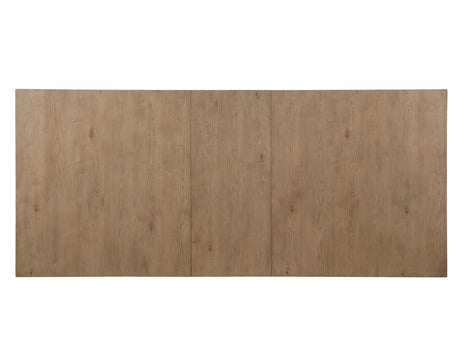 Aubrey Waxed Driftwood 7-Piece 78-96″ Dining Set from Steve Silver - Luna Furniture