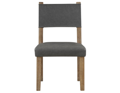 Aubrey Waxed Driftwood 7-Piece 78-96″ Dining Set from Steve Silver - Luna Furniture