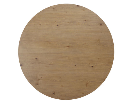 Aubrey Driftwood 5-Piece 54″ Round Dining Table Set, Driftwood from Steve Silver - Luna Furniture
