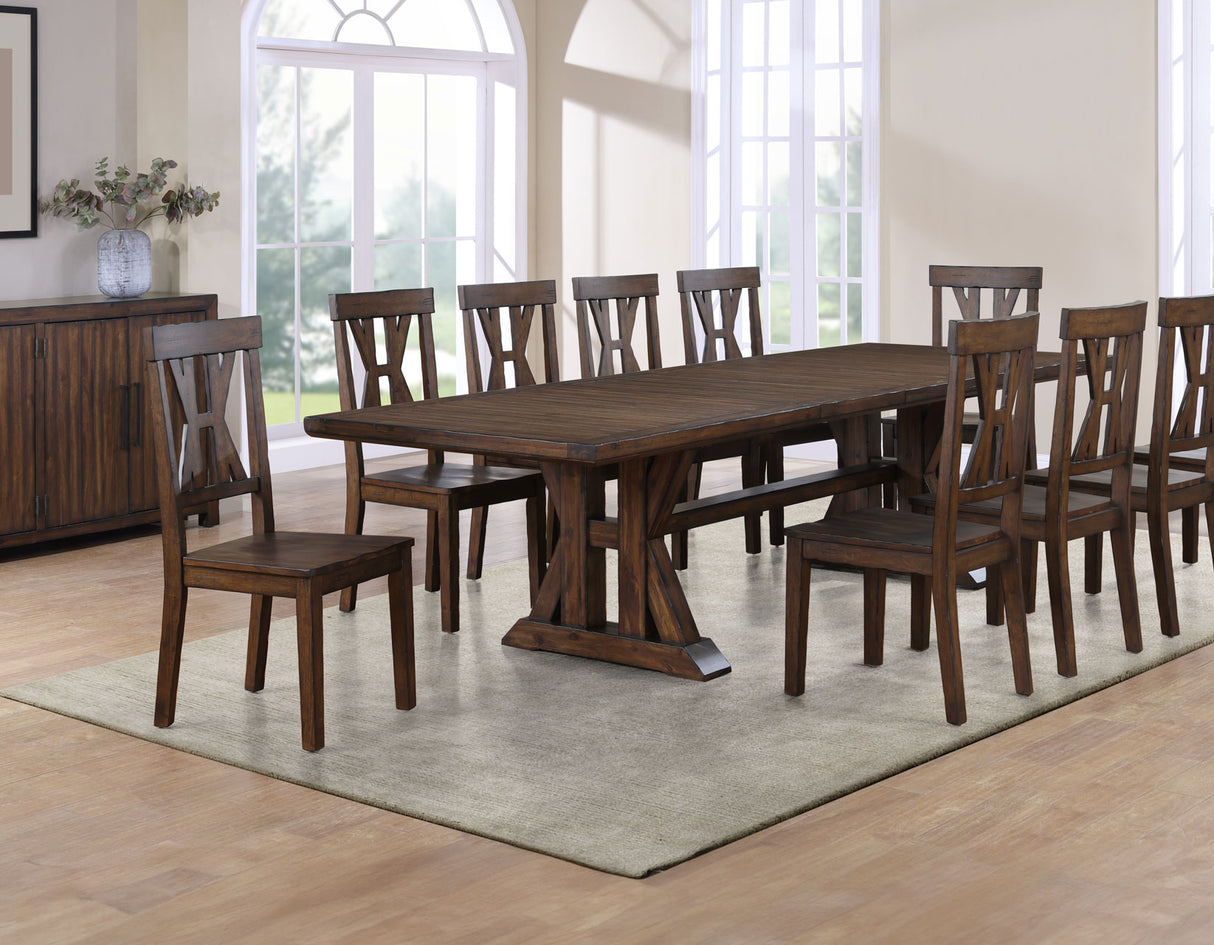 Auburn Dark Tobacco Dining Room Set from Steve Silver - Luna Furniture