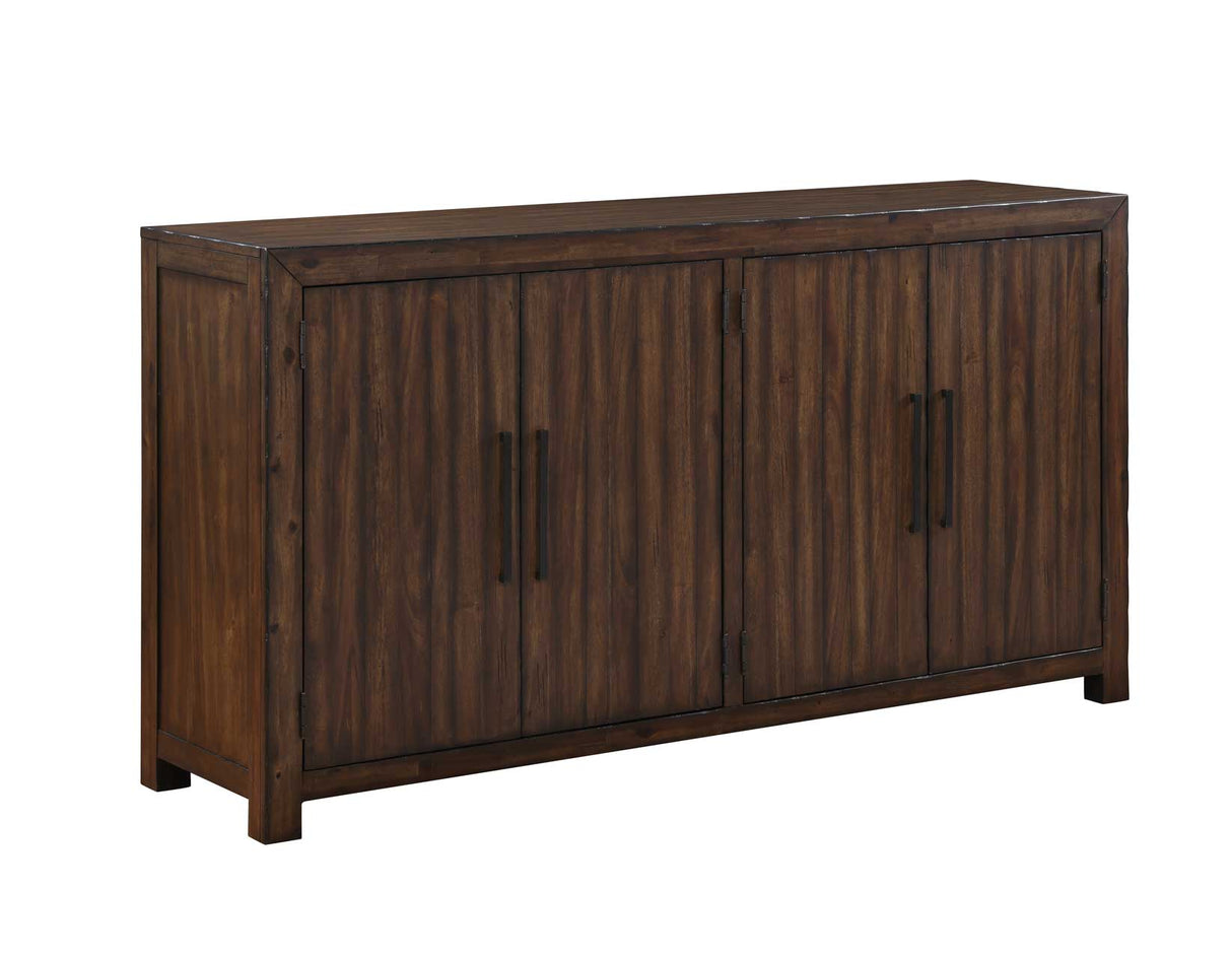 Auburn Brown 5-Piece Dining Set (Table & 4 Side Chairs) from Steve Silver - Luna Furniture