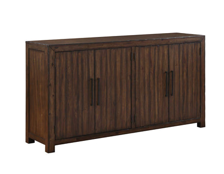 Auburn Brown 5-Piece Dining Set (Table & 4 Side Chairs) from Steve Silver - Luna Furniture