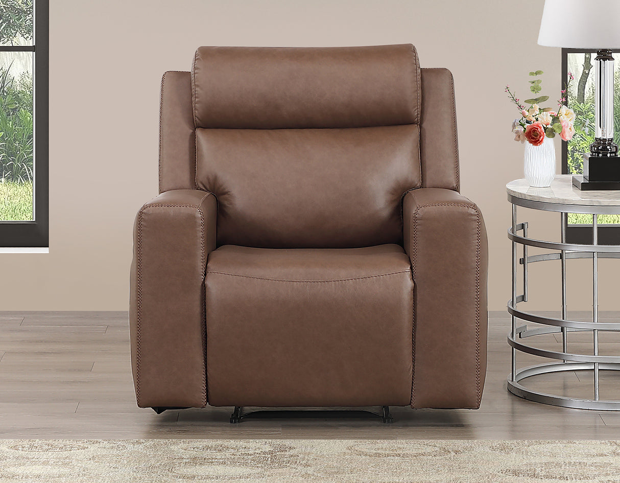 Barron Brown Manual Recliner from Steve Silver - Luna Furniture