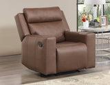 Barron Brown Manual Recliner from Steve Silver - Luna Furniture