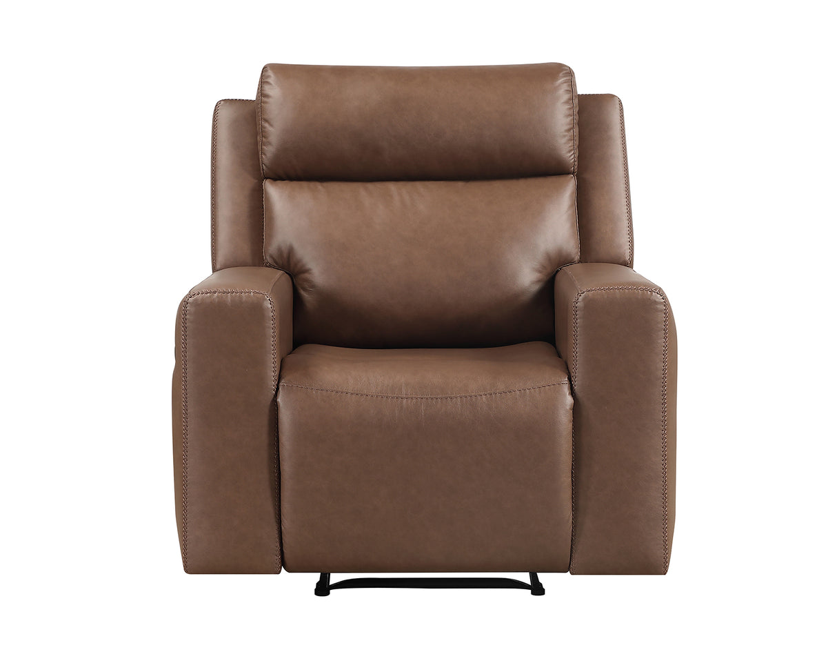 Barron Brown Manual Recliner from Steve Silver - Luna Furniture