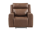 Barron Brown Manual Recliner from Steve Silver - Luna Furniture