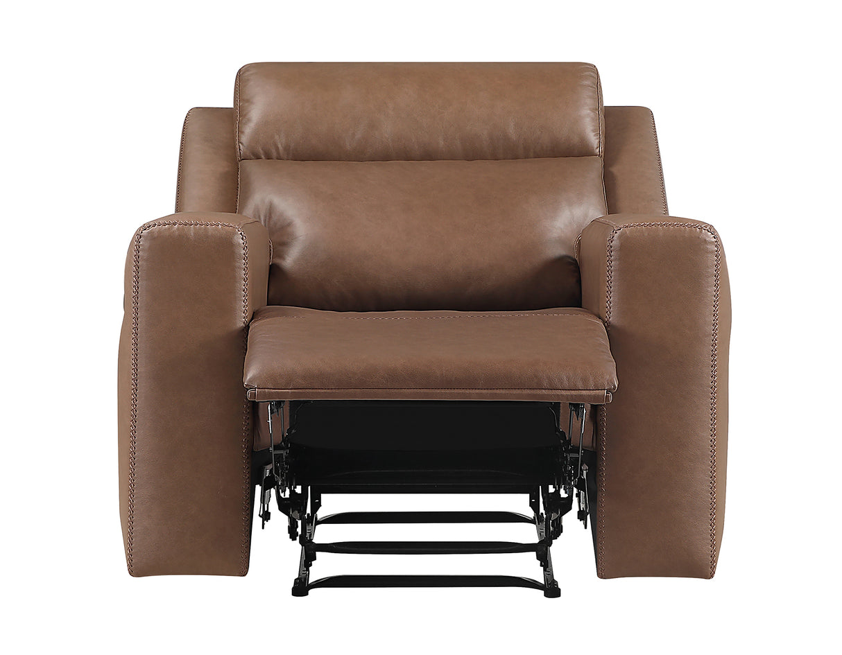 Barron Brown Manual Recliner from Steve Silver - Luna Furniture