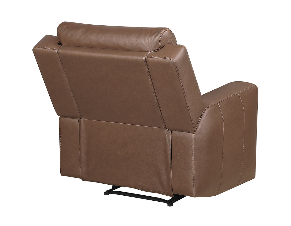 Barron Brown Manual Recliner from Steve Silver - Luna Furniture