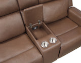 Barron Brown Manual Reclining Loveseat from Steve Silver - Luna Furniture