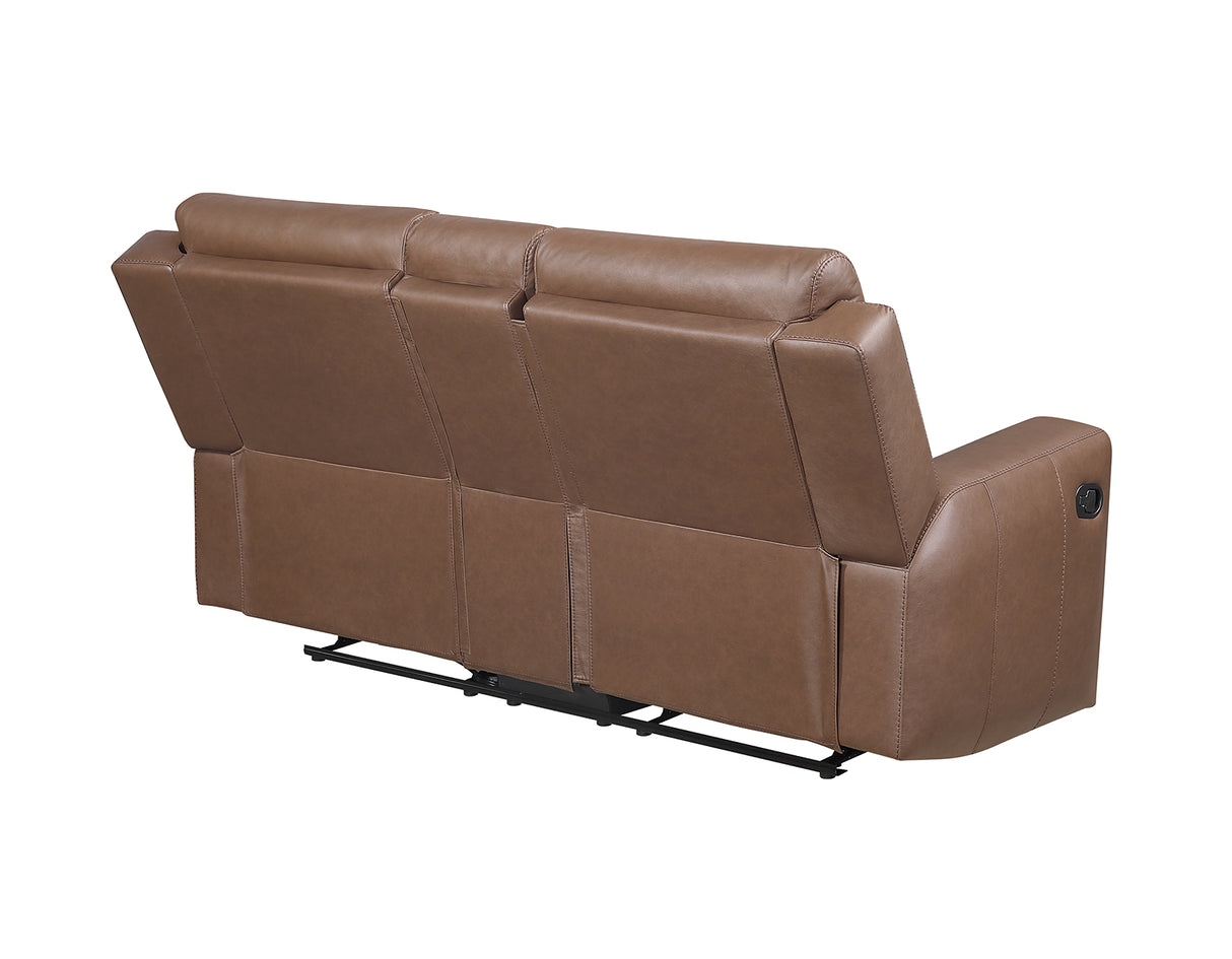 Barron Brown Manual Reclining Loveseat from Steve Silver - Luna Furniture