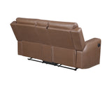 Barron Brown Manual Reclining Loveseat from Steve Silver - Luna Furniture