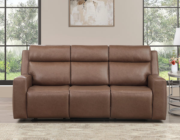 Barron Brown Manual Reclining Sofa