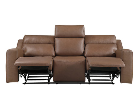 Barron Brown Manual Reclining Sofa from Steve Silver - Luna Furniture