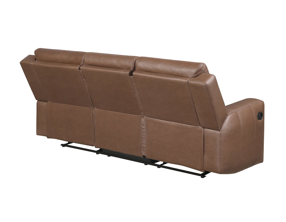 Barron Brown Manual Reclining Sofa from Steve Silver - Luna Furniture