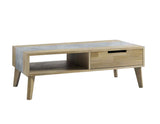 Calgary Sintered Stone Inlay Coffee Table from Steve Silver - Luna Furniture