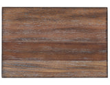Chevron Cinnamon 22-inch Round End Table from Steve Silver - Luna Furniture