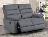 Cozy 3-Piece Gray Manual Reclining Set from Steve Silver - Luna Furniture