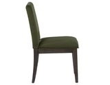 Evan 5-Piece 78-96-inch Table Set with Green Velvet Chairs from Steve Silver - Luna Furniture