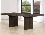 Evan 5-Piece 78-96-inch Dining Set with 4 Eggshell Linen-Look Side Chairs from Steve Silver - Luna Furniture