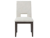 Evan 5-Piece 78-96-inch Dining Set with 4 Eggshell Linen-Look Side Chairs from Steve Silver - Luna Furniture