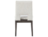 Evan 5-Piece 78-96-inch Dining Set with 4 Eggshell Linen-Look Side Chairs from Steve Silver - Luna Furniture