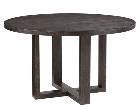 Evan Walnut 52-inch Round Dining Table from Steve Silver - Luna Furniture