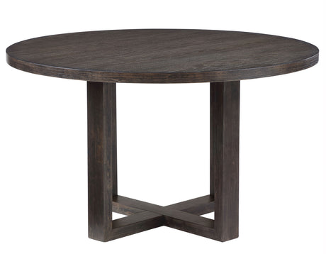 Evan Walnut 52-inch Round Dining Table from Steve Silver - Luna Furniture