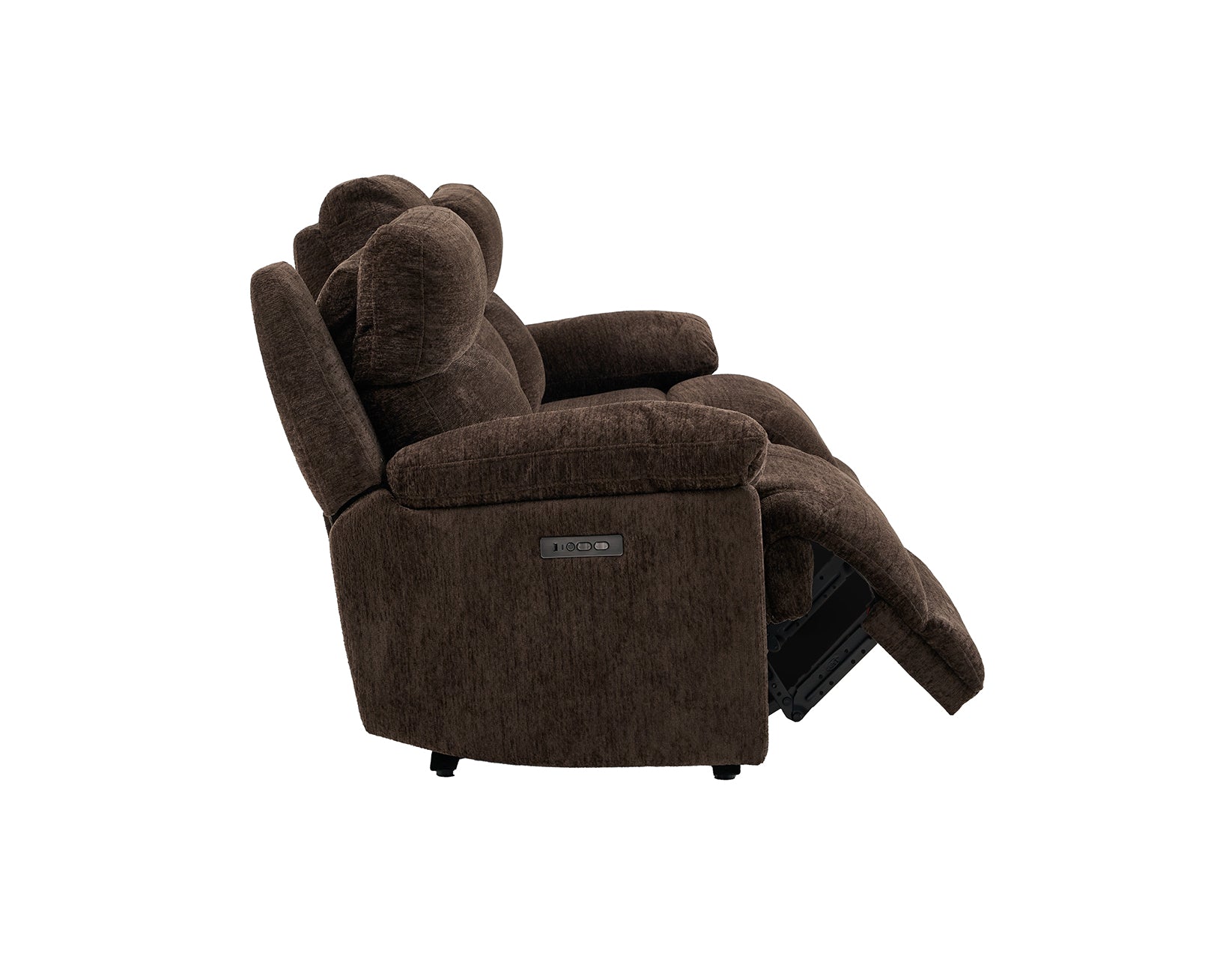 Steve Silver Gatlin Fabric Dual-Power 3-Piece Reclining Sofa