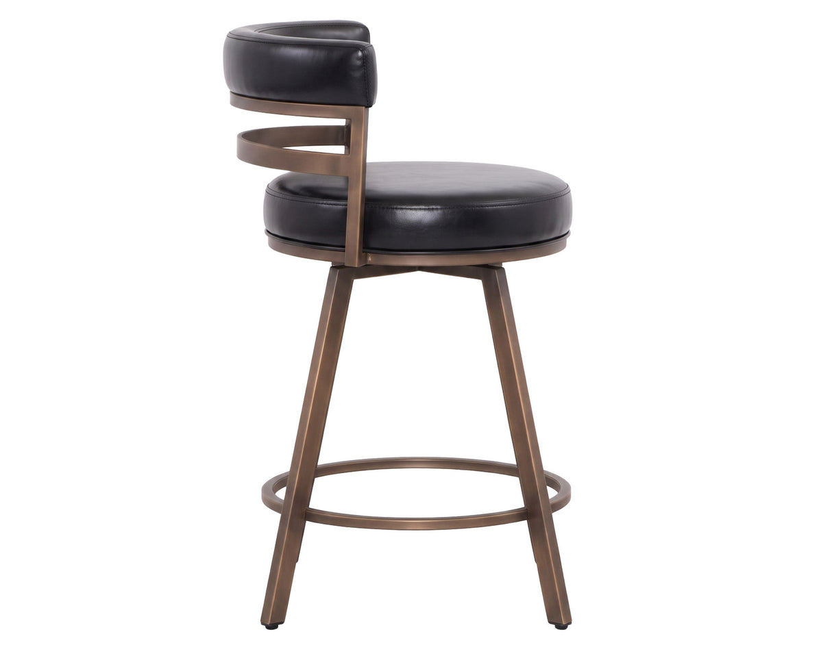 Geno 24″ Commercial Grade Counter Stool, Set of 2 from Steve Silver - Luna Furniture
