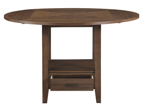 Java Warm Mocha Round Counter Height Table from Steve Silver - Luna Furniture