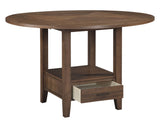 Java Warm Mocha Round Counter Height Set from Steve Silver - Luna Furniture