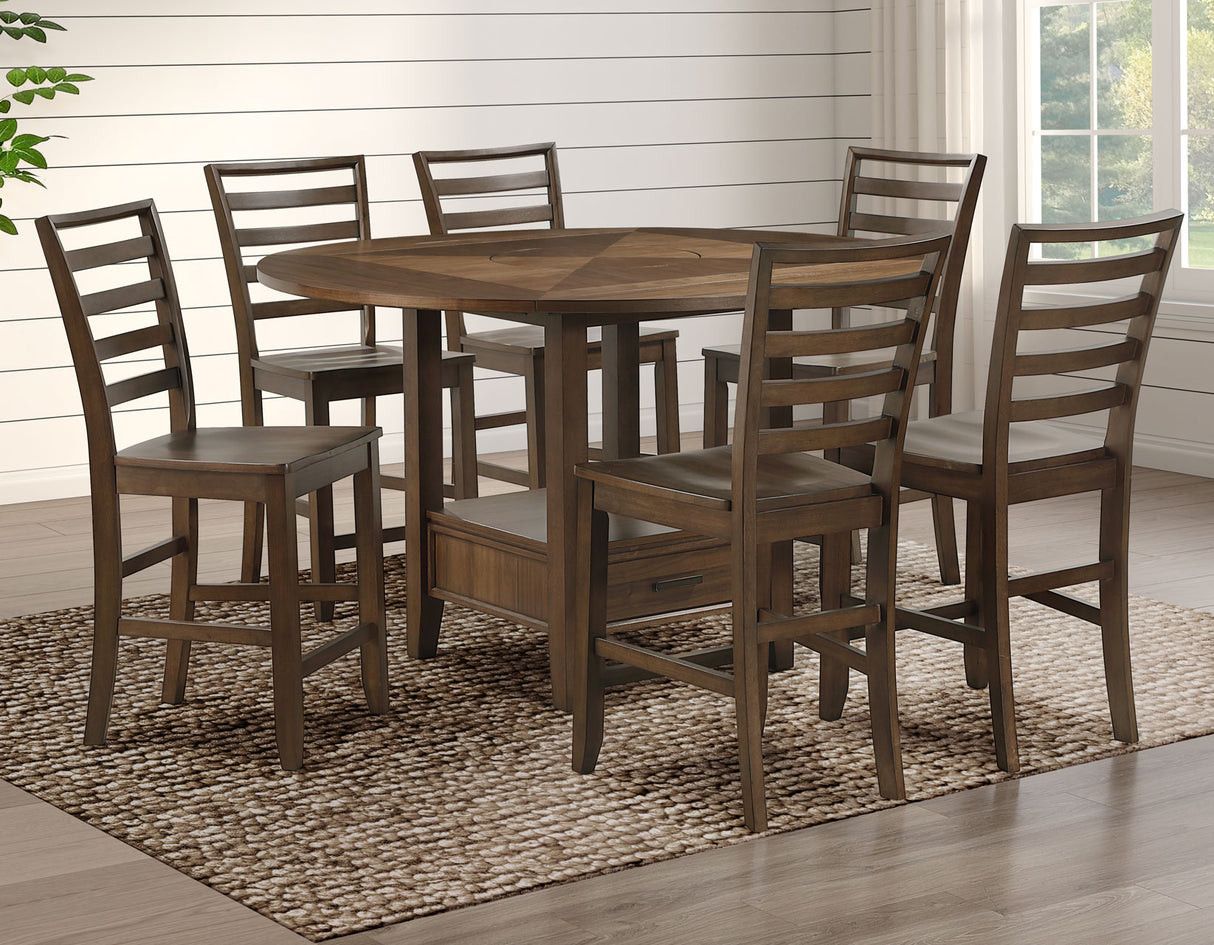 Java Mocha 24″ Counter Height Chair, Set of 2