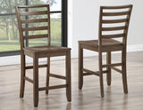 Java Mocha 24″ Counter Height Chair, Set of 2