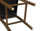 Joplin Walnut Solid Wood 24-Inch Farmhouse Counter Height Stool, Set of 2 from Steve Silver - Luna Furniture