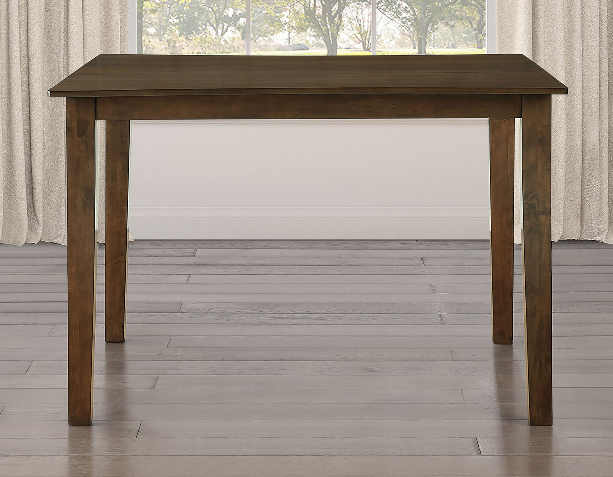 Joplin Walnut Finish 42-54″ Counter Table with 12″ Leaf from Steve Silver - Luna Furniture