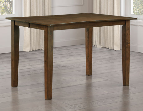 Joplin Walnut Finish 42-54″ Counter Table with 12″ Leaf from Steve Silver - Luna Furniture