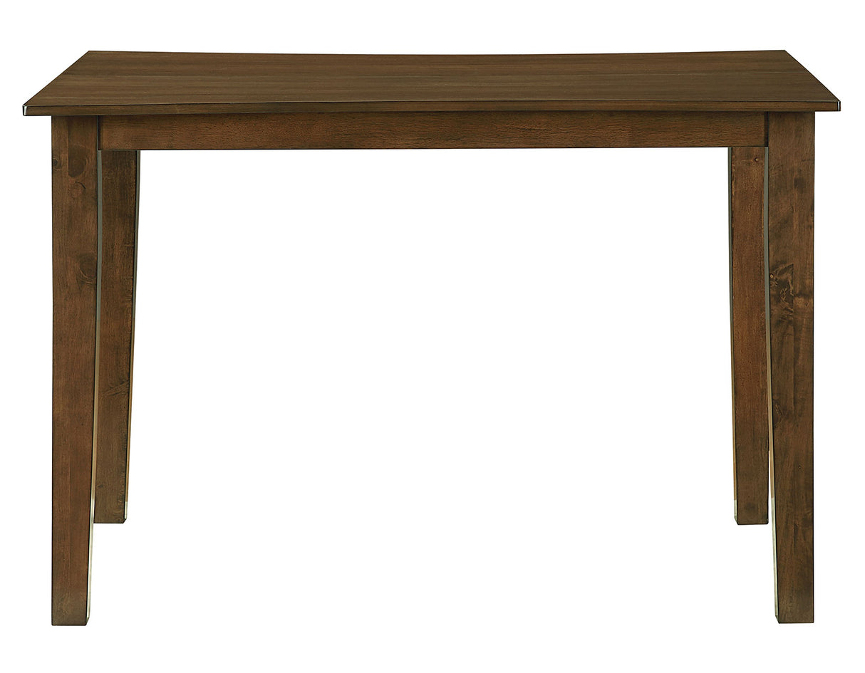 Joplin Walnut Finish 42-54″ Counter Table with 12″ Leaf from Steve Silver - Luna Furniture