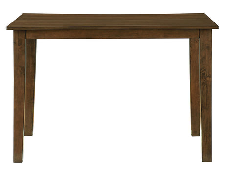 Joplin Walnut Finish 42-54″ Counter Table with 12″ Leaf from Steve Silver - Luna Furniture
