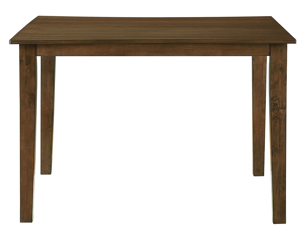 Joplin Walnut Finish 42-54″ Counter Table with 12″ Leaf from Steve Silver - Luna Furniture