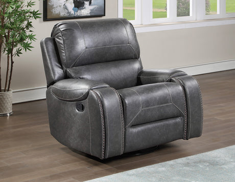 Keily Gray Manual Swivel Glider Recliner from Steve Silver - Luna Furniture